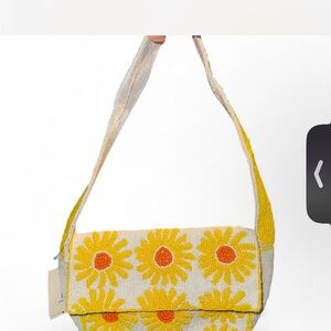 Floral Yellow and Orange Women's Bag